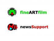 Projekt graficzny, nazwa firmy, tworzenie logo firm para logotypów FINE ART FILM - xOne
