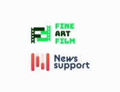 Projekt graficzny, nazwa firmy, tworzenie logo firm para logotypów FINE ART FILM - Ivarti