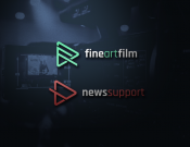 Projekt graficzny, nazwa firmy, tworzenie logo firm para logotypów FINE ART FILM - absdesign