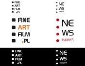 Projekt graficzny, nazwa firmy, tworzenie logo firm para logotypów FINE ART FILM - MarioBrodarty