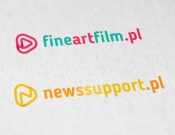 Projekt graficzny, nazwa firmy, tworzenie logo firm para logotypów FINE ART FILM - Treble