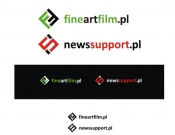 Projekt graficzny, nazwa firmy, tworzenie logo firm para logotypów FINE ART FILM - evadesign