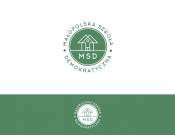 Projekt graficzny, nazwa firmy, tworzenie logo firm Logo dla szkoły - Kotek_Bazgrotek