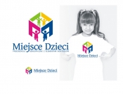 Projekt graficzny, nazwa firmy, tworzenie logo firm logo dla: MIEJSCE DZIECI Przedszkole - evadesign