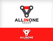Projekt graficzny, nazwa firmy, tworzenie logo firm Logo ALLINONE group - GraphicDesigner