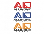 Projekt graficzny, nazwa firmy, tworzenie logo firm Logo ALLINONE group - radofreshdesign