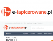 Projekt graficzny, nazwa firmy, tworzenie logo firm Logo dla strony e-tapicerowane.pl - paryska93