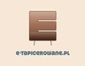 Projekt graficzny, nazwa firmy, tworzenie logo firm Logo dla strony e-tapicerowane.pl - heptagram
