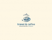 Projekt graficzny, nazwa firmy, tworzenie logo firm Logo na blog Travel & Cafe - ADesigne