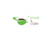 Projekt graficzny, nazwa firmy, tworzenie logo firm Logo na blog Travel & Cafe - kruszynka