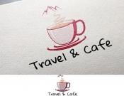 Projekt graficzny, nazwa firmy, tworzenie logo firm Logo na blog Travel & Cafe - FufGraphics