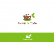 projektowanie logo oraz grafiki online Logo na blog Travel & Cafe