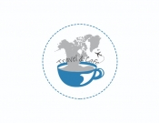 Projekt graficzny, nazwa firmy, tworzenie logo firm Logo na blog Travel & Cafe - KMgraphics