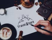 Projekt graficzny, nazwa firmy, tworzenie logo firm Logo na blog Travel & Cafe - Butryk