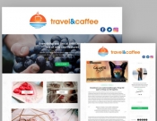 Projekt graficzny, nazwa firmy, tworzenie logo firm Logo na blog Travel & Cafe - felipewwa
