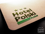 Projekt graficzny, nazwa firmy, tworzenie logo firm Logo dla Hotel Polski – Active - ZARR