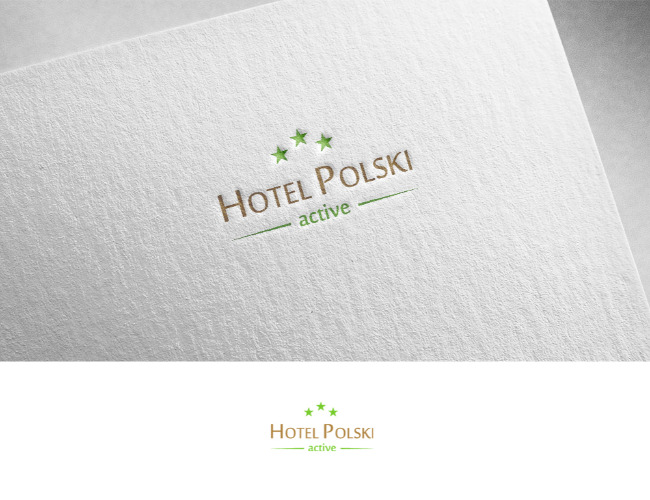 Projektowanie logo dla firm,  Logo dla Hotel Polski – Active, logo firm - HPolski
