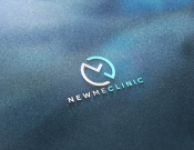 Projekt graficzny, nazwa firmy, tworzenie logo firm konkurs na logo NewMeClinic - feim