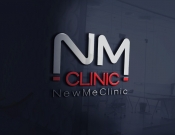 Projekt graficzny, nazwa firmy, tworzenie logo firm konkurs na logo NewMeClinic - ulkanik