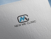 Projekt graficzny, nazwa firmy, tworzenie logo firm konkurs na logo NewMeClinic - jaczyk