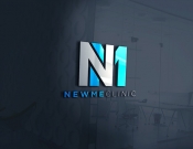 Projekt graficzny, nazwa firmy, tworzenie logo firm konkurs na logo NewMeClinic - Blanker