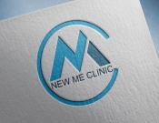 Projekt graficzny, nazwa firmy, tworzenie logo firm konkurs na logo NewMeClinic - jaczyk