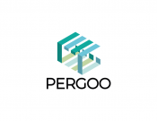 Projekt graficzny, nazwa firmy, tworzenie logo firm Logo "Pergoo" - Markizy, Pergole - heptagram