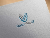 Projekt graficzny, nazwa firmy, tworzenie logo firm Logo dla firmy Open Mind IT - feim