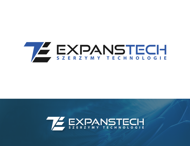 Projektowanie logo dla firm,  Logo firmy inżynierskiej ExpansTECH, logo firm - MarcinProkop