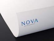 Projekt graficzny, nazwa firmy, tworzenie logo firm NOVA DEVELOPMENT - DEVELOPER  - Blanker