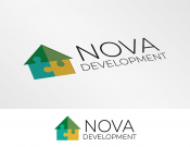 Projekt graficzny, nazwa firmy, tworzenie logo firm NOVA DEVELOPMENT - DEVELOPER  - heptagram