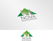Projekt graficzny, nazwa firmy, tworzenie logo firm NOVA DEVELOPMENT - DEVELOPER  - heptagram
