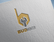 Projekt graficzny, nazwa firmy, tworzenie logo firm Logo dla nazwy Budmonter - Kolibia