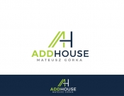 Projekt graficzny, nazwa firmy, tworzenie logo firm Logo dla firmy AddHouse  - stone