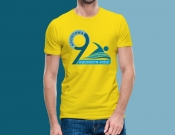 Projekt graficzny, nazwa firmy, tworzenie logo firm Logo na koszulki sekcji pływackiej  - k.k.k