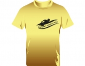 Projekt graficzny, nazwa firmy, tworzenie logo firm Logo na koszulki sekcji pływackiej  - Dizajnerek