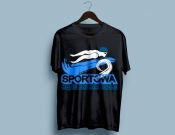 Projekt graficzny, nazwa firmy, tworzenie logo firm Logo na koszulki sekcji pływackiej  - jaczyk