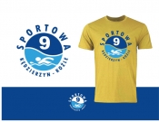 Projekt graficzny, nazwa firmy, tworzenie logo firm Logo na koszulki sekcji pływackiej  - evadesign