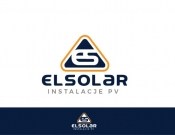Projekt graficzny, nazwa firmy, tworzenie logo firm Elsolar - konkurs na logotyp PV - stone