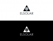Projekt graficzny, nazwa firmy, tworzenie logo firm Elsolar - konkurs na logotyp PV - Niezapominajka