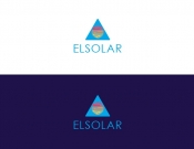 Projekt graficzny, nazwa firmy, tworzenie logo firm Elsolar - konkurs na logotyp PV - Niezapominajka