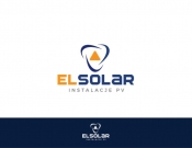Projekt graficzny, nazwa firmy, tworzenie logo firm Elsolar - konkurs na logotyp PV - stone