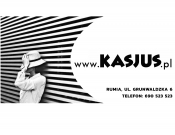 Projekt graficzny, nazwa firmy, tworzenie logo firm Projekt banerów dla firmy KASJUS - bezsensu