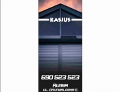 Projekt graficzny, nazwa firmy, tworzenie logo firm Projekt banerów dla firmy KASJUS - kubabejker