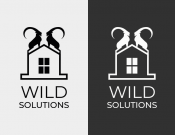 Projekt graficzny, nazwa firmy, tworzenie logo firm Logo dla firmy Wild Solutions - heptagram