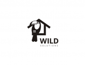 Projekt graficzny, nazwa firmy, tworzenie logo firm Logo dla firmy Wild Solutions - kruszynka