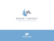 Projekt graficzny, nazwa firmy, tworzenie logo firm Logo firmy Konie i anioły  - matuta1