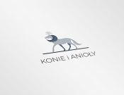 Projekt graficzny, nazwa firmy, tworzenie logo firm Logo firmy Konie i anioły  - heptagram