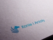 Projekt graficzny, nazwa firmy, tworzenie logo firm Logo firmy Konie i anioły  - felipewwa