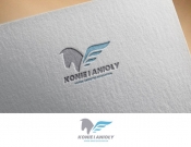 Projekt graficzny, nazwa firmy, tworzenie logo firm Logo firmy Konie i anioły  - PP.BB.